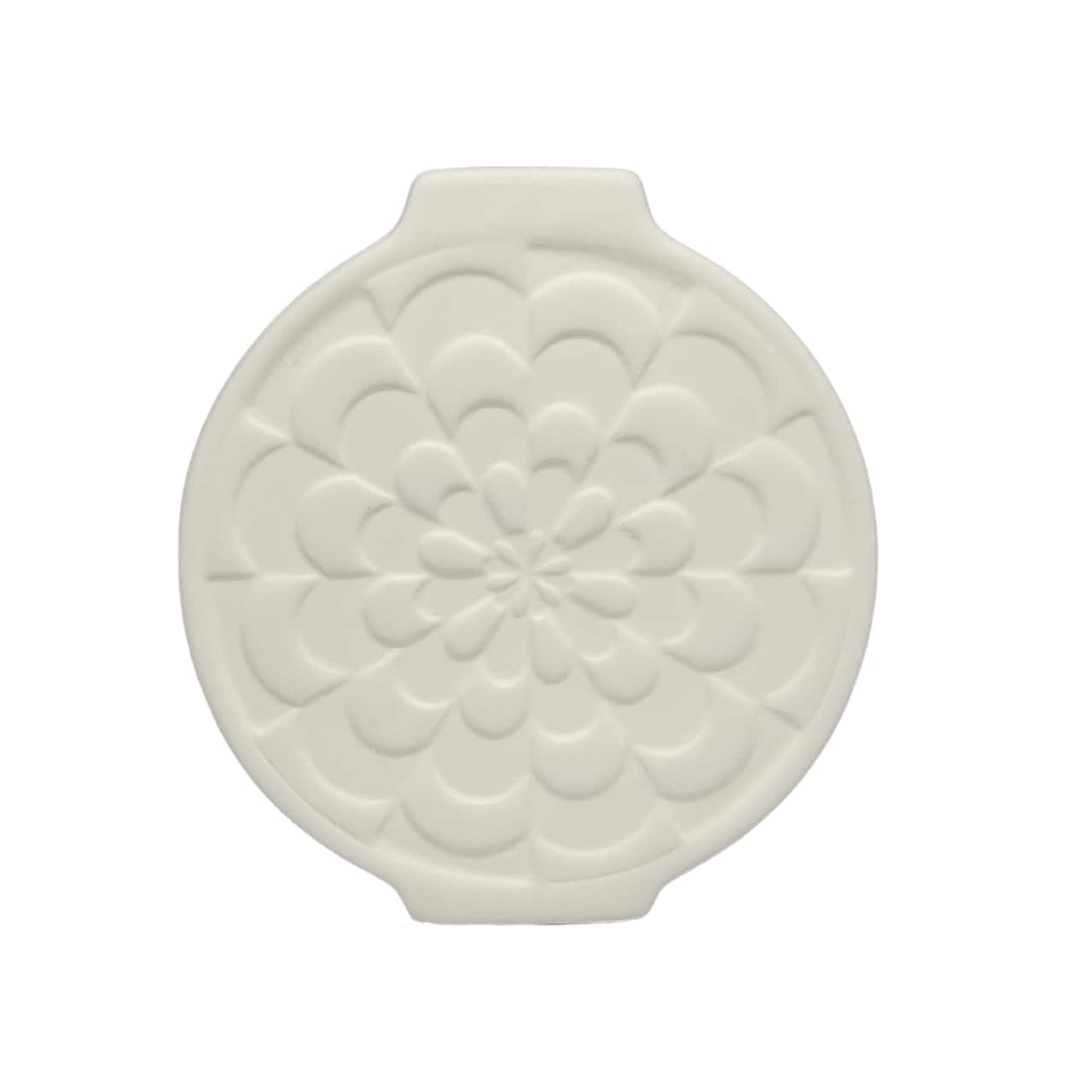 Jonathan Adler x Michaels 7.25" Embossed Flower DIY Round Ceramic Vase